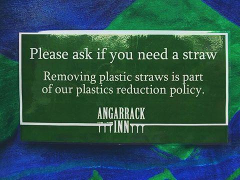 We are now using biodegradable and paper straws. Let's all do our share to cut back on using plastics in order to protect our en